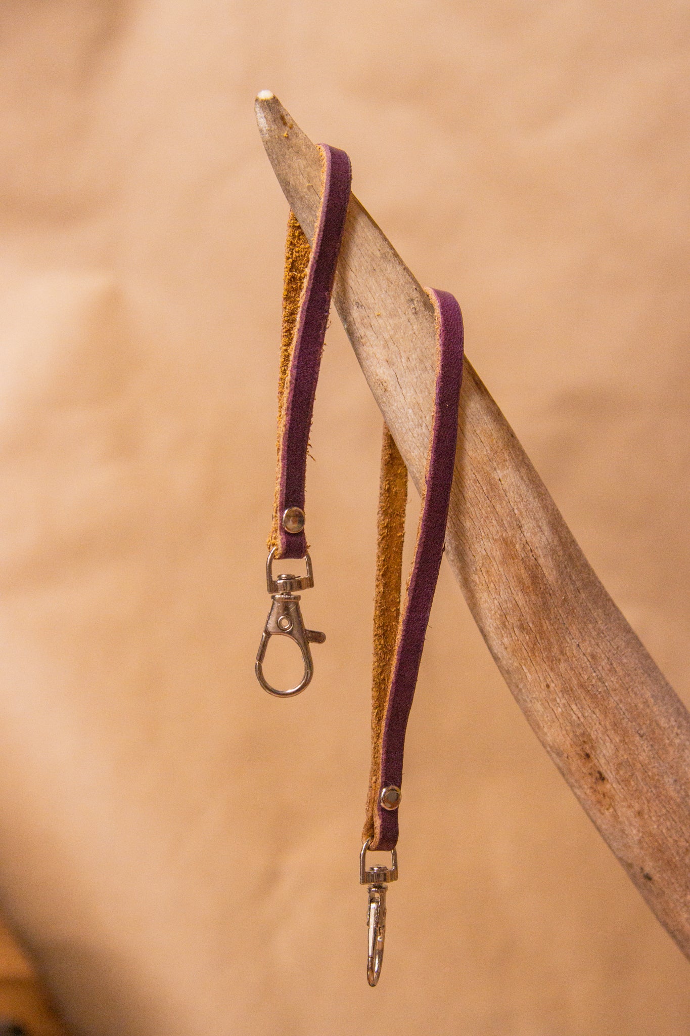 Handmade Leather Wrist Lanyard
