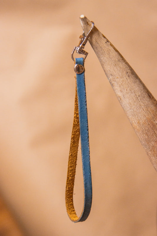 Handmade Leather Wrist Lanyard